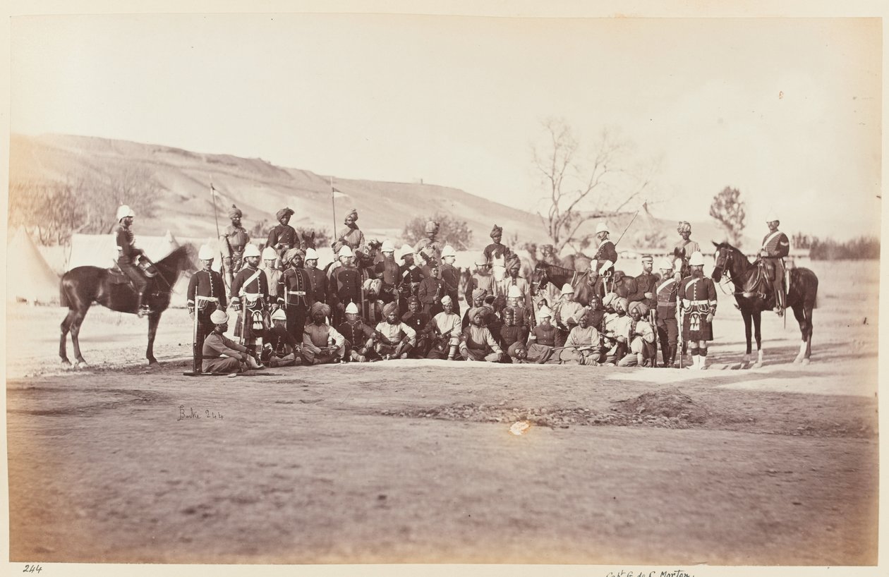 - مساعد مساعد عام مع عميد مشاة وأركان ؟، 1879 حوالي بواسطة جون بورك