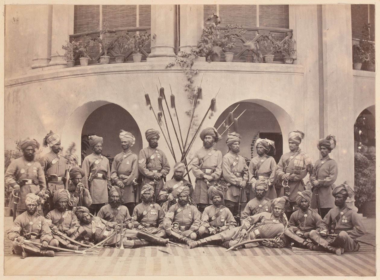 ضباط الصف الهندي من سلاح الفرسان ، 1879 بواسطة جون بورك