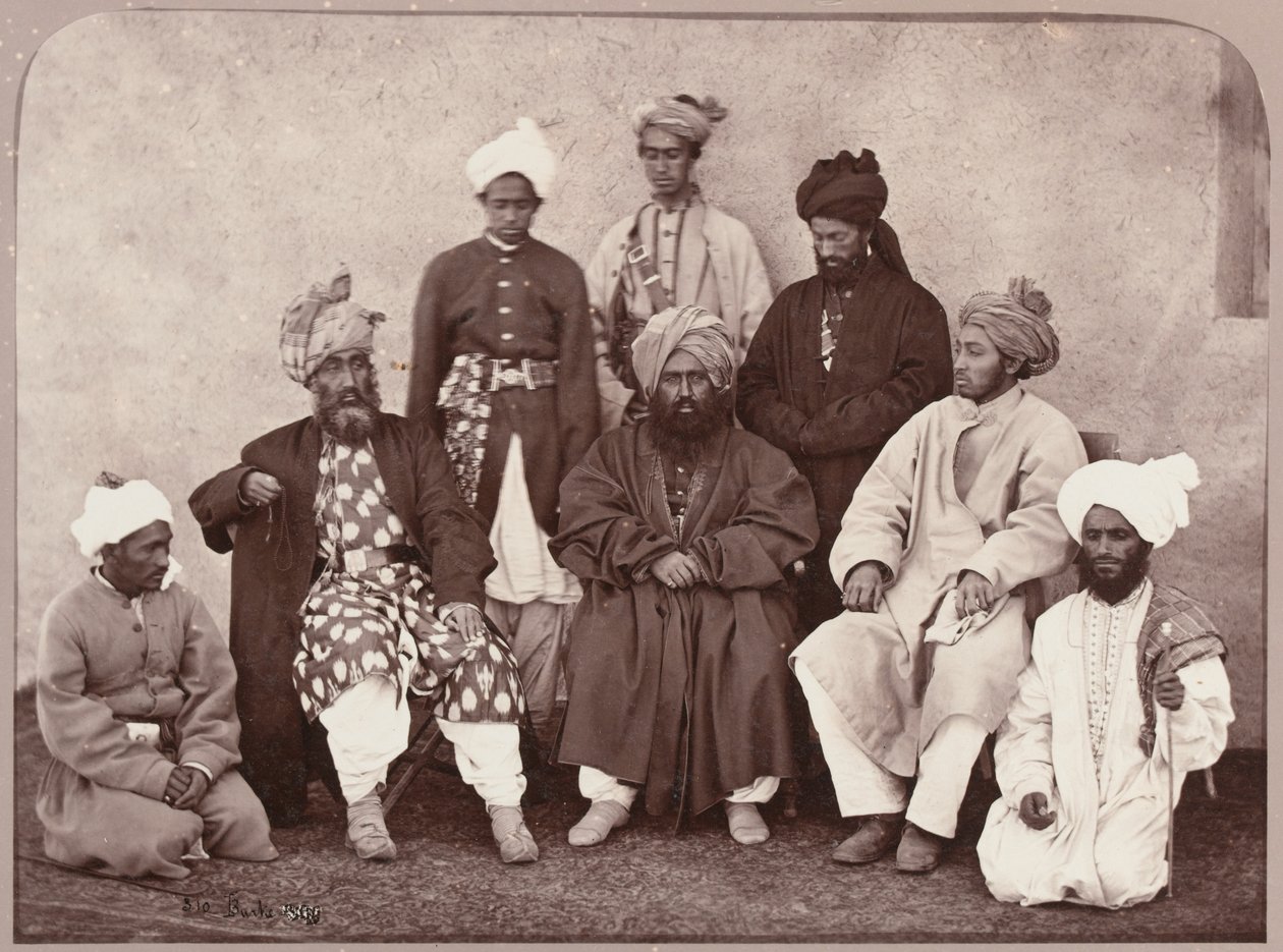 Mohamed Zahir Khan and Aslam Khan, 1879 بواسطة جون بورك