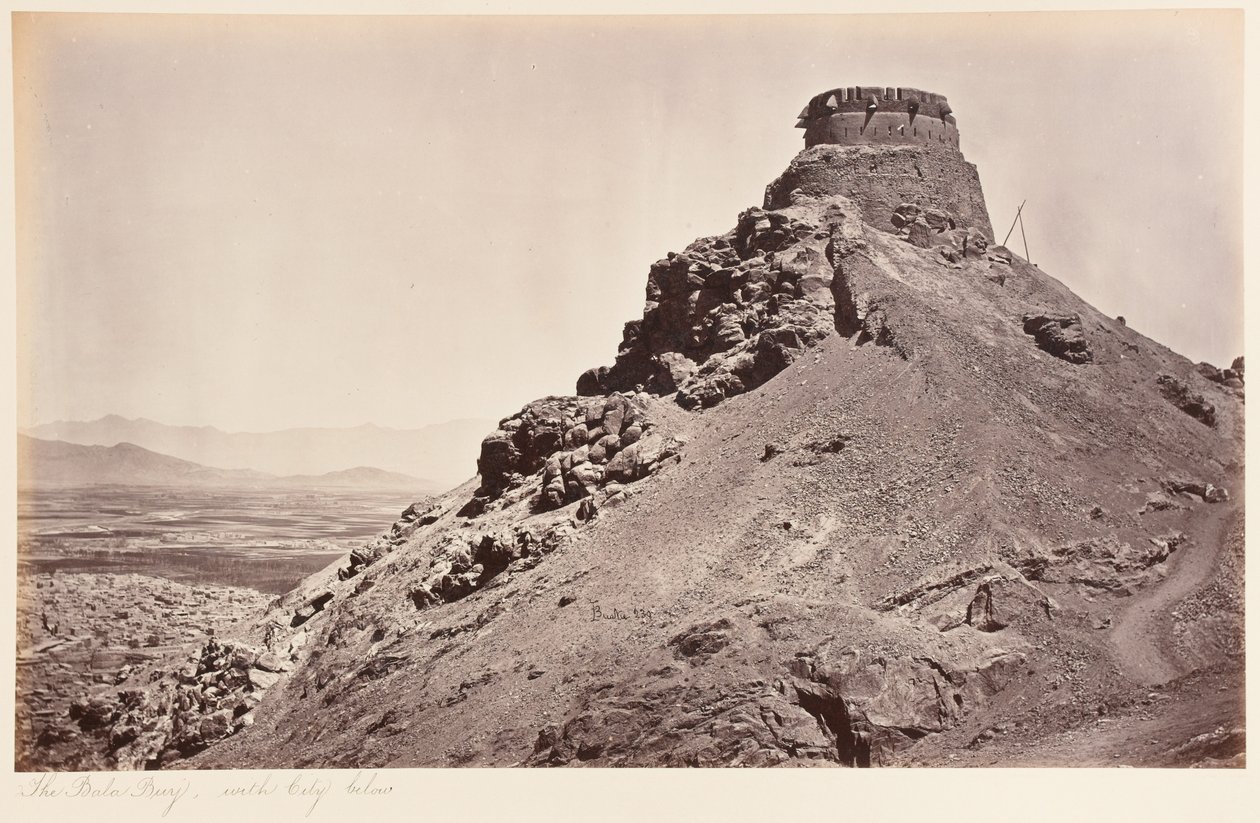 منظر بانورامي لكابول من برج بالا ، 1879 بواسطة جون بورك
