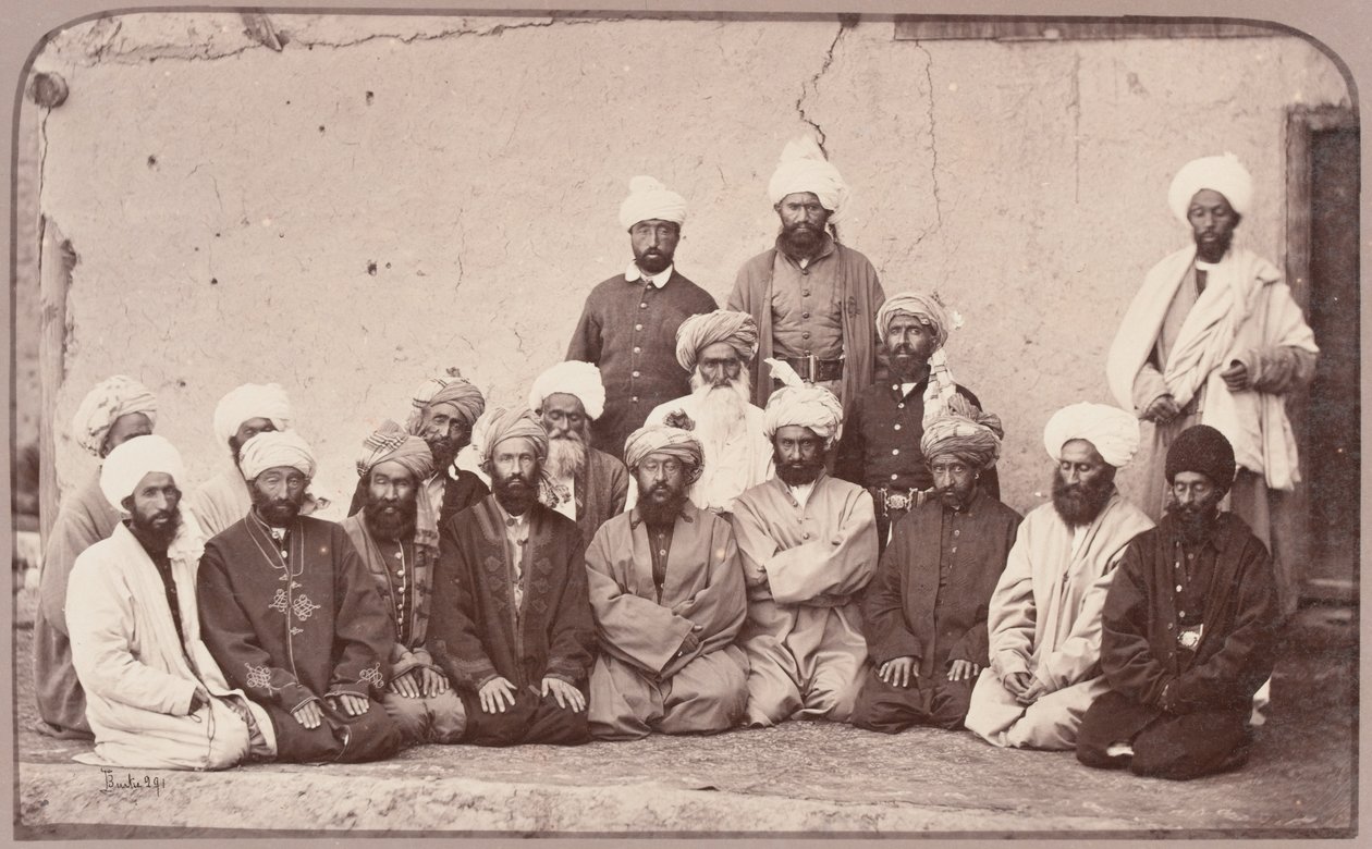 سردار حبيب الله [كذا] جيلزاي وخان آخرون ، ١٨٧٩ بواسطة جون بورك