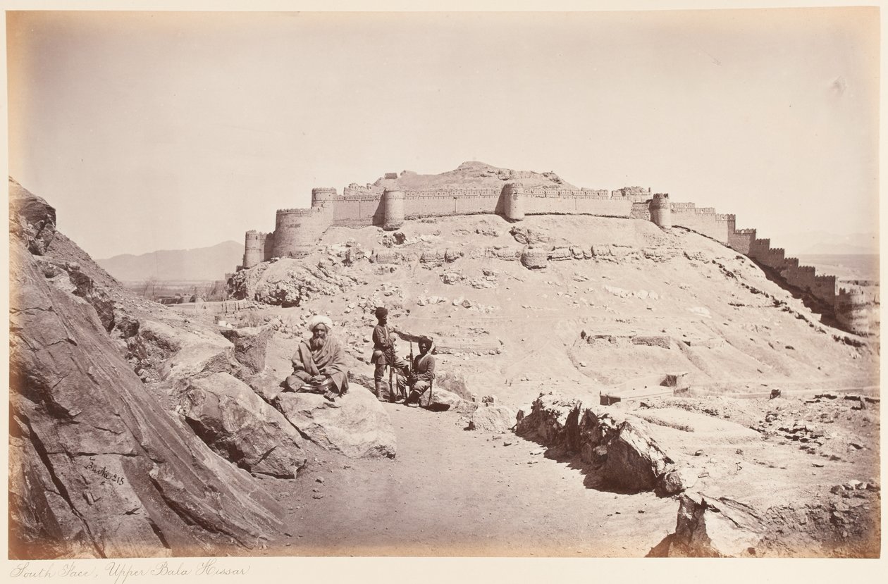 الوجه الجنوبي ، Upper Bala Lifts ، كابول ، 1879 بواسطة جون بورك