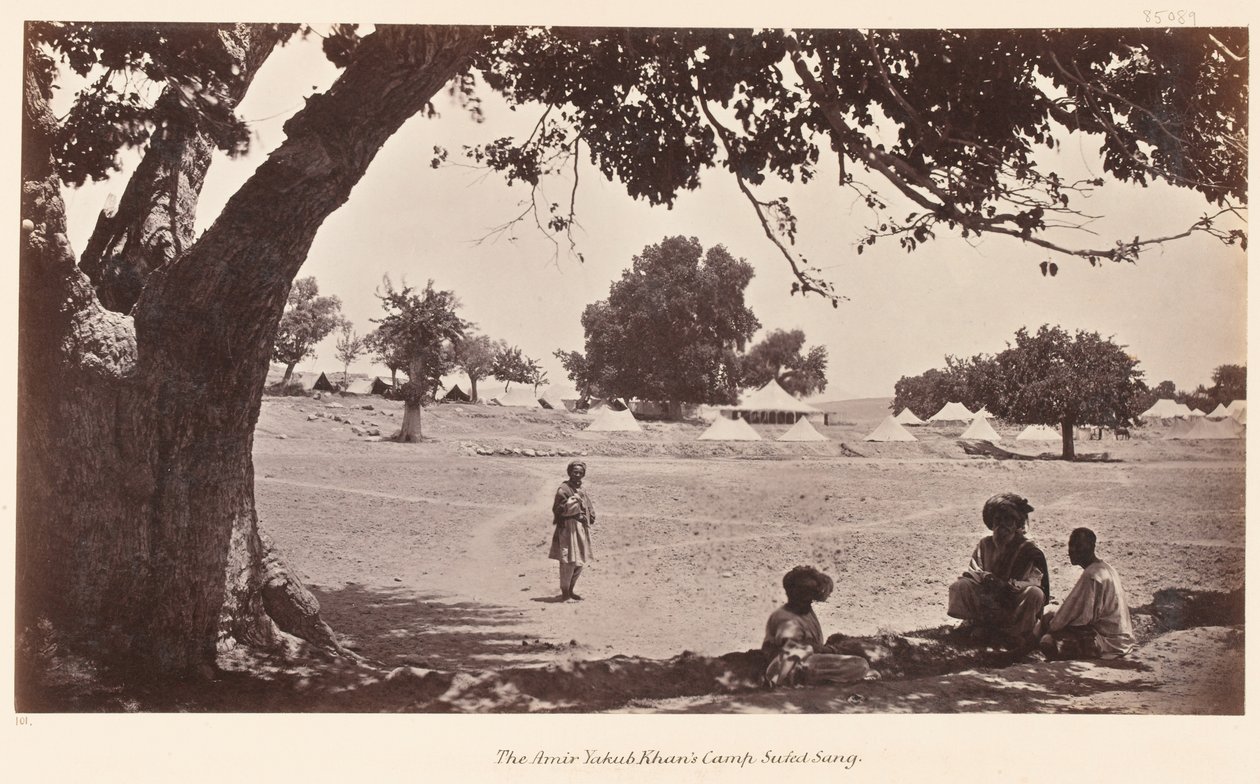 معسكر أمير يعقوب خان صفد سانغ 1879 بواسطة جون بورك