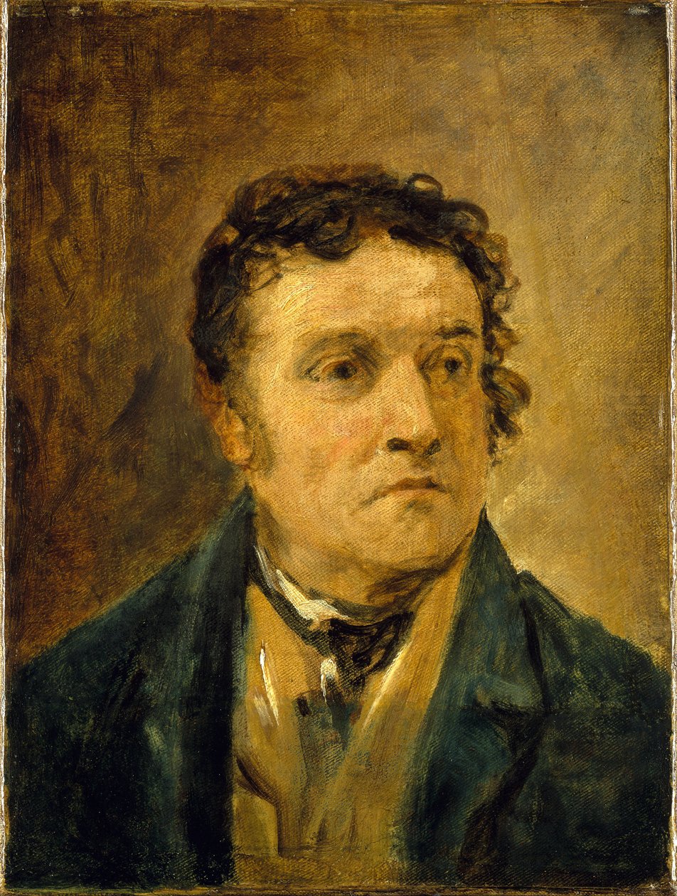 بورتريه لتوماس ألين، المقيم في مستشفى غرينتش، حوالي عام 1832، إحياءً لذكرى معركة ترافالغار (1805). لوحة زيتية على قماش بواسطة جون بورنت