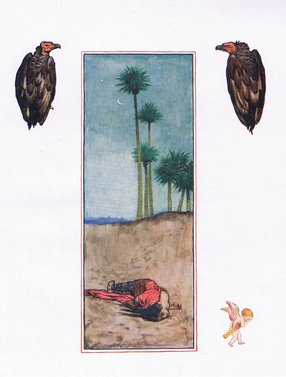 فيروزا ، التوضيح من The Garden of Kama (وكلمات أخرى من الهند) ، 1920 بواسطة جون بيام ليستون شو