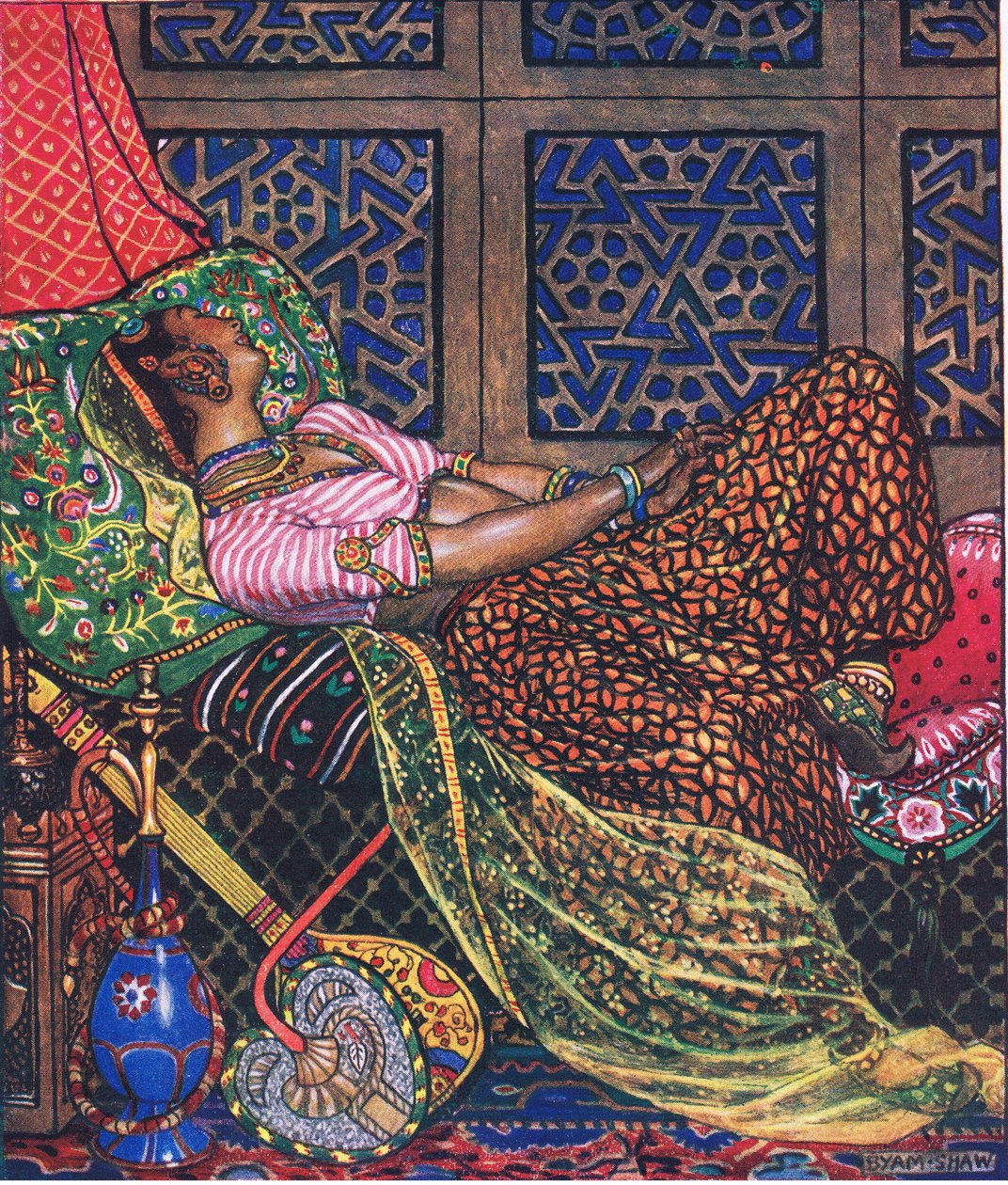 زيرا في الأسر ، توضيح من حديقة كاما (وكلمات أخرى من الهند) ، 1920 بواسطة جون بيام ليستون شو