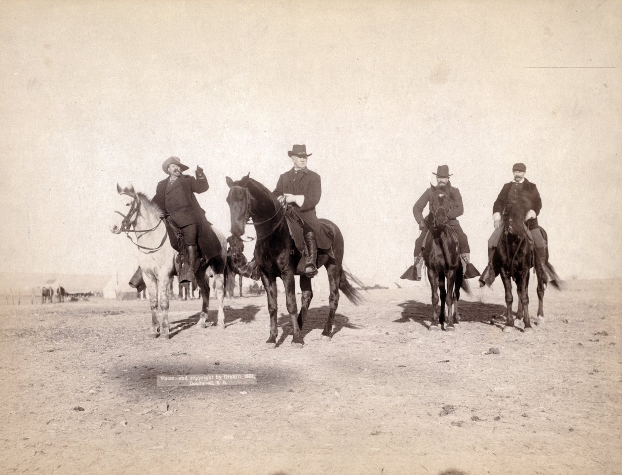 عرض معسكر هندي معادي ، 1891 بواسطة جون سي جرابيل