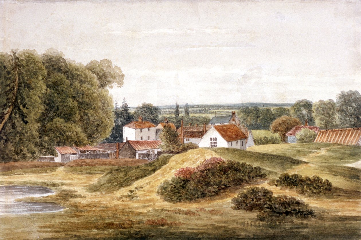 نزل الأسبان ، هامبستيد هيث ، هامبستيد ، لندن ، c1820 بواسطة جون كاوثورن