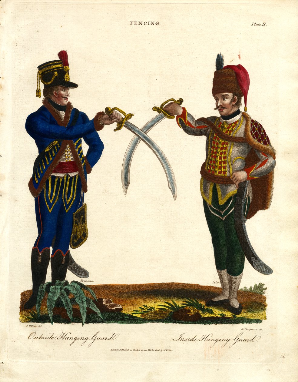 سياج الحرس المعلق الخارجي والداخلي المعلق بواسطة جون تشابمان