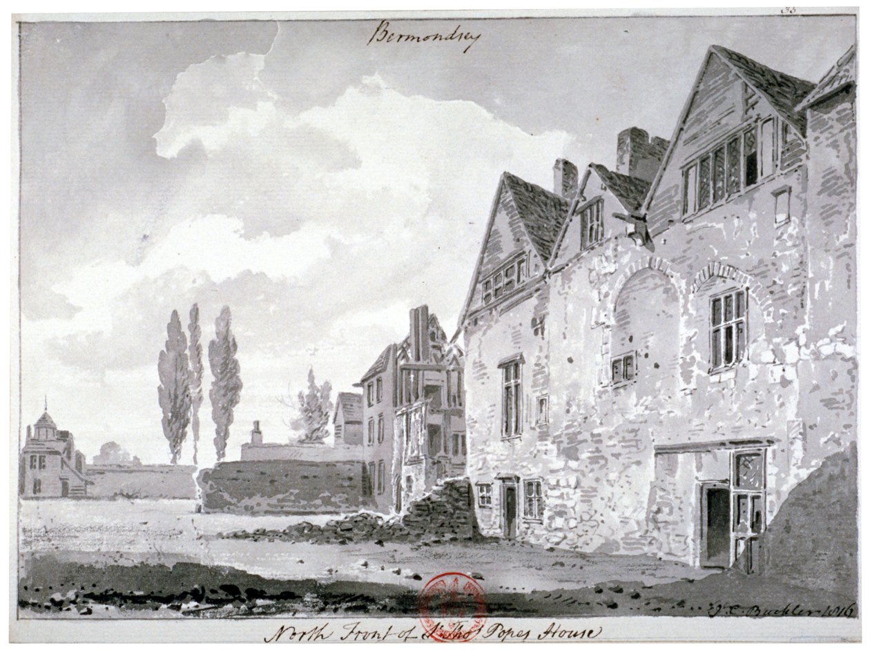 أمام الشمال من Bermondsey House ، لندن ، ١٨١٦ بواسطة جون شيسيل بكلر
