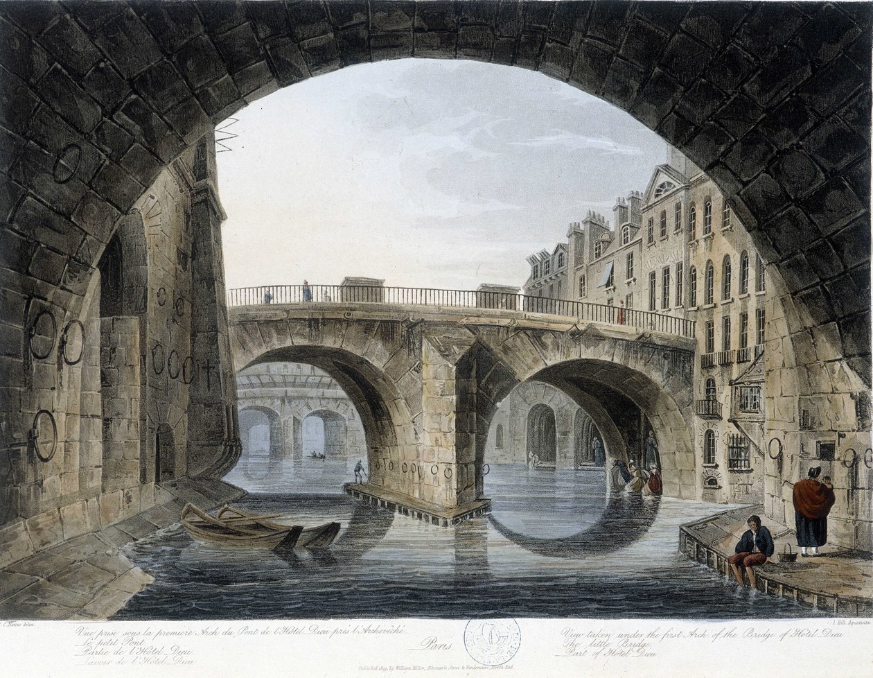 Paris, the Peer Pont - dess. de Mats, circa 1810, city of Paris. بواسطة جون كلود ناتس