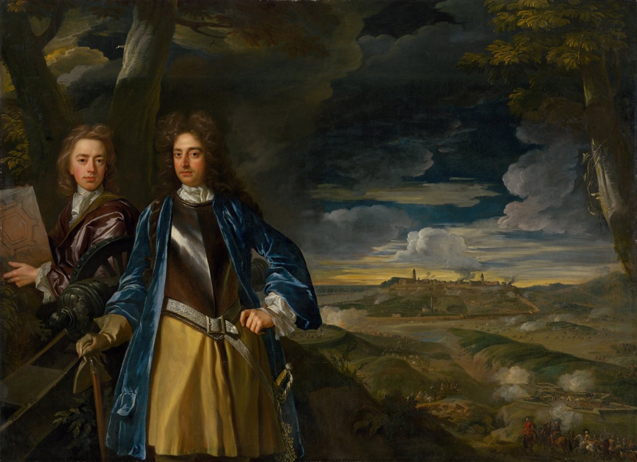 مايكل ريتشاردز 1673-1721 وجون ريتشاردز 1669-1709 في حصار بلغراد في 1690 ، 1700. بواسطة جون كلوسترمان