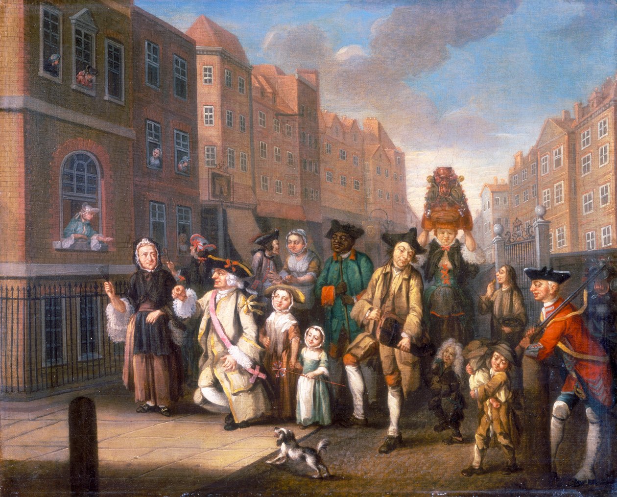 "May Morning"، c1760 بواسطة جون كوليت