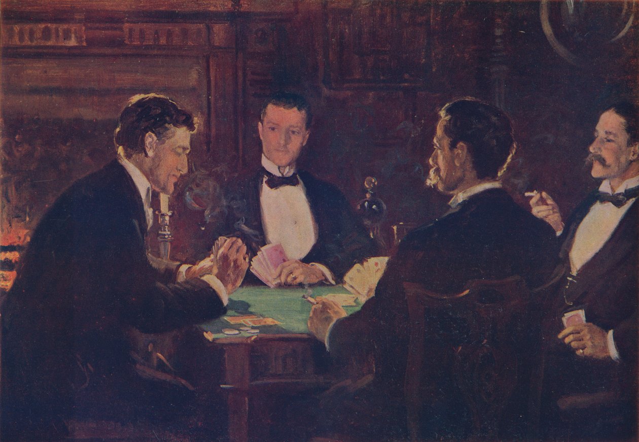 The Whist Players، c1900، c1915 بواسطة جون كولير
