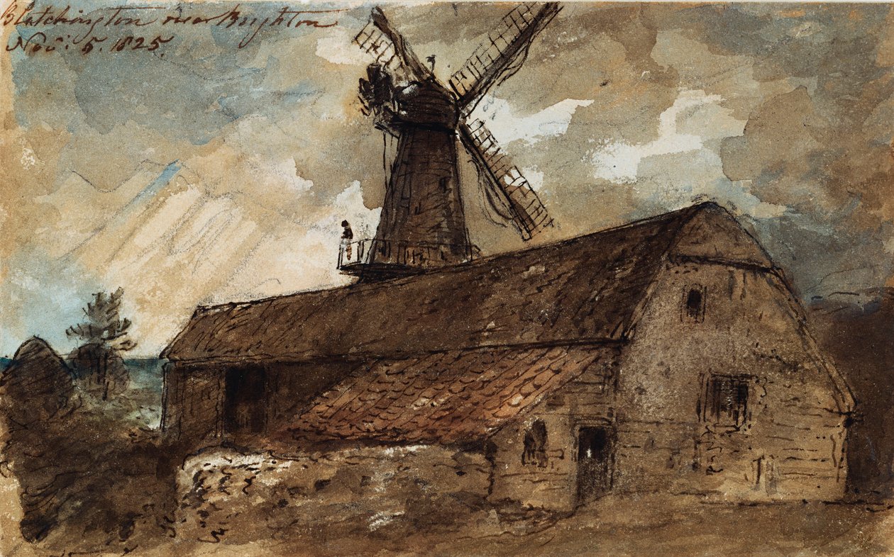 Blatchington Mill بالقرب من برايتون ، 1825 بواسطة جون كونستابل