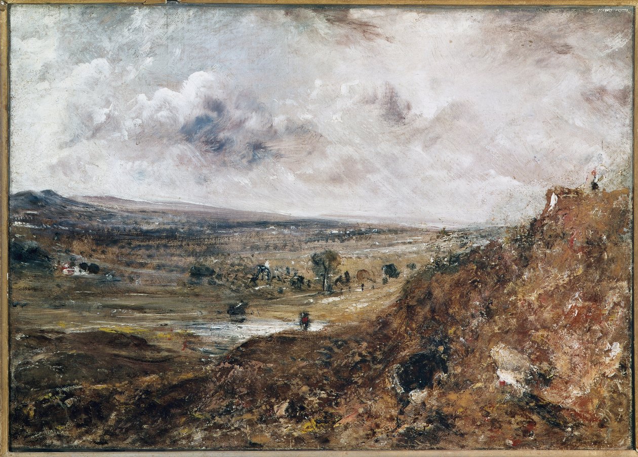 Branch Hill Pond, Hampstead (oil on canvas بواسطة جون كونستابل