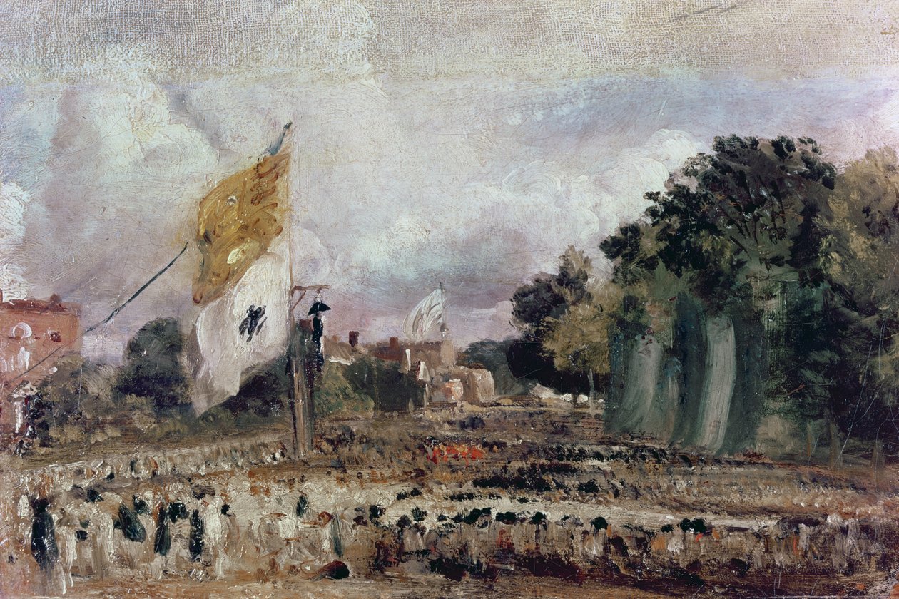 الاحتفال بالسلام العام لعام 1814 في شرق بيرغولت ، 1814 بواسطة جون كونستابل