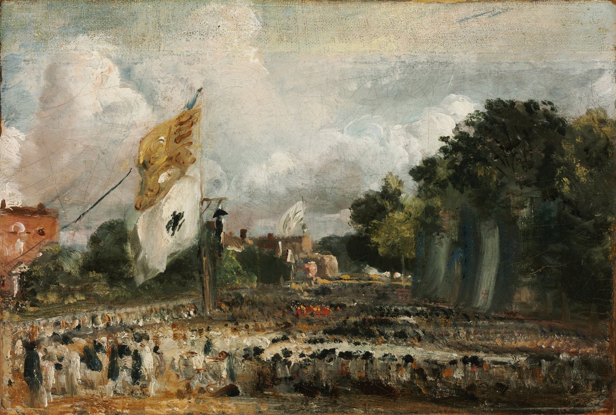 الاحتفال بالسلام العام لعام 1814 في شرق بيرغولت ، 1814 بواسطة جون كونستابل