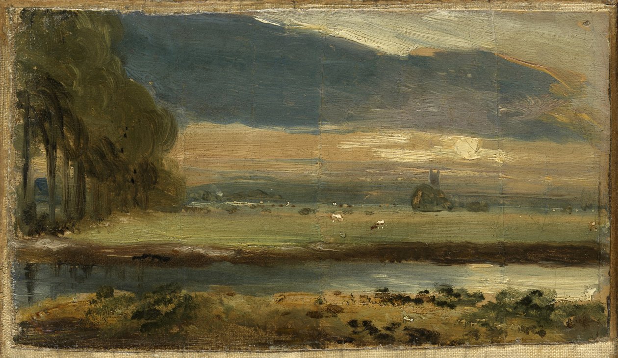 كنيسة ديدهام من فلاتفورد ، c.1810 بواسطة جون كونستابل