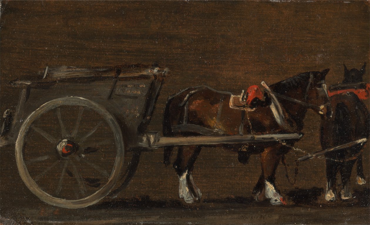الحصان والعربة ، كاليفورنيا. 1814. بواسطة جون كونستابل