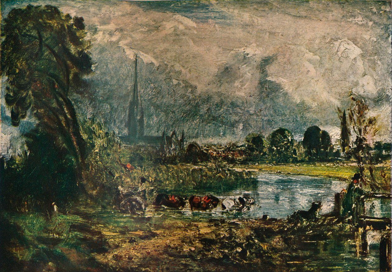 كاتدرائية سالزبوري ، c1829. 1911 بواسطة جون كونستابل