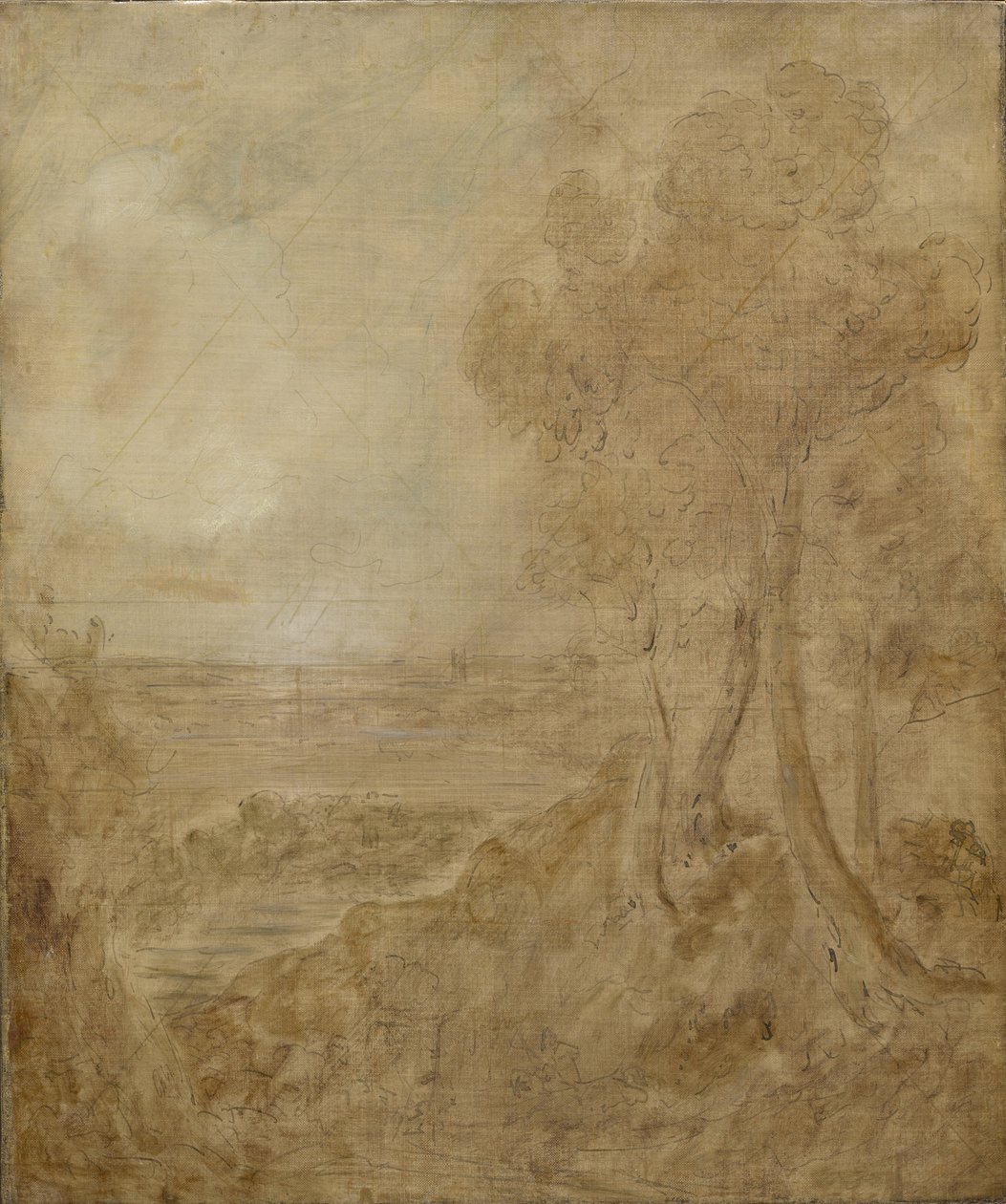 رسم تخطيطي لـ "ديدهام فالى" ، ص 1827 بواسطة جون كونستابل
