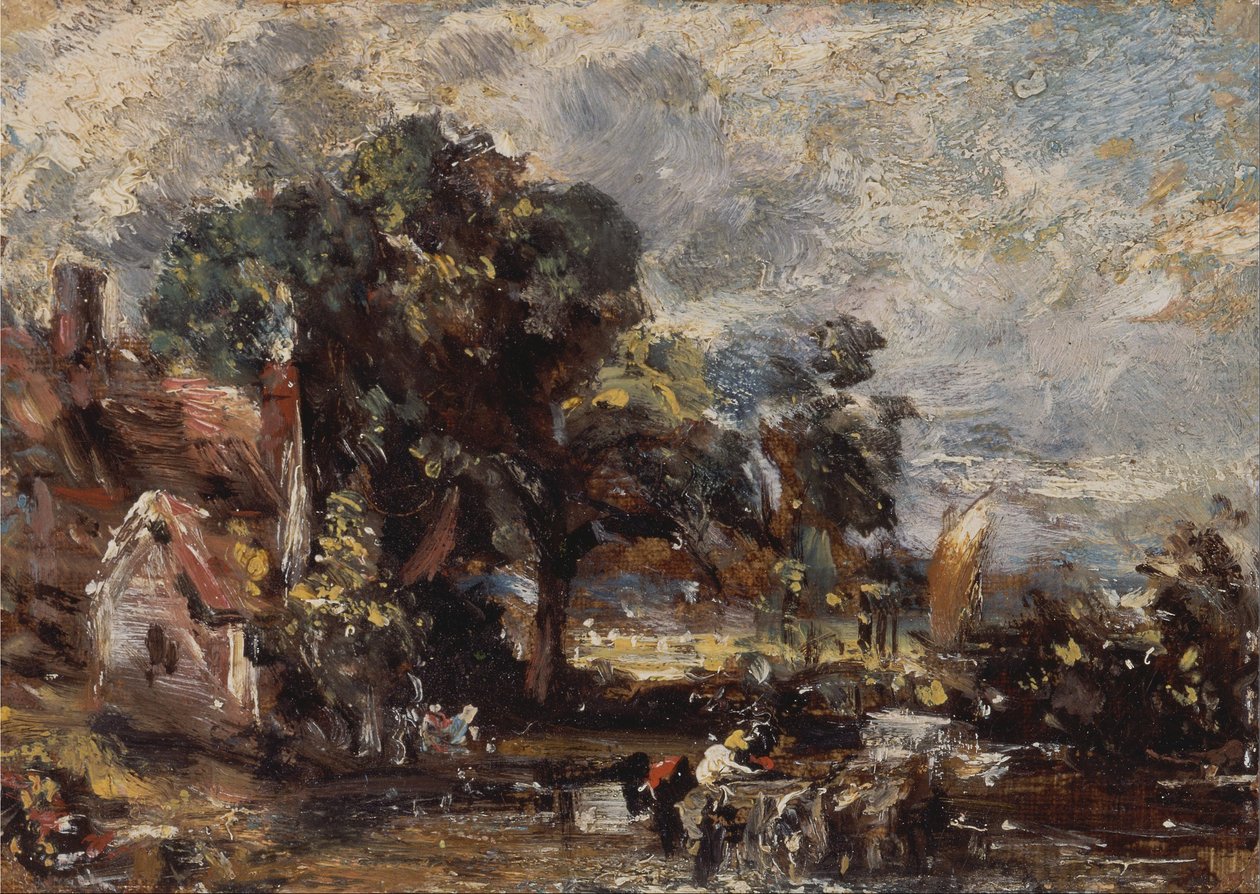 رسم تخطيطي لـ Haywain بواسطة جون كونستابل