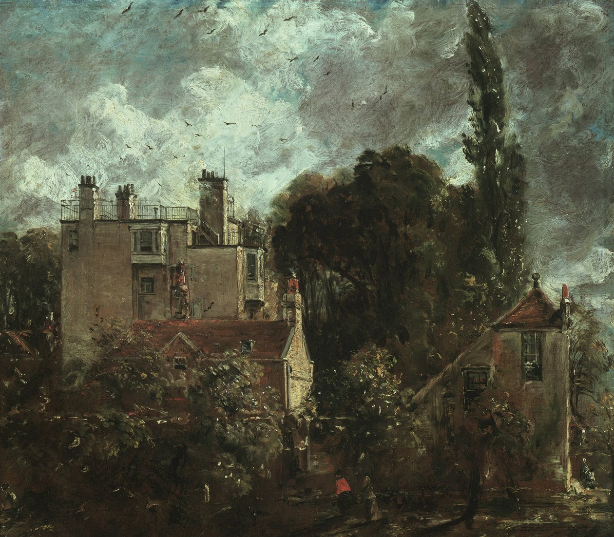 The Grove ، أو Admirals House in Hampstead ، 1821-1822 بواسطة جون كونستابل