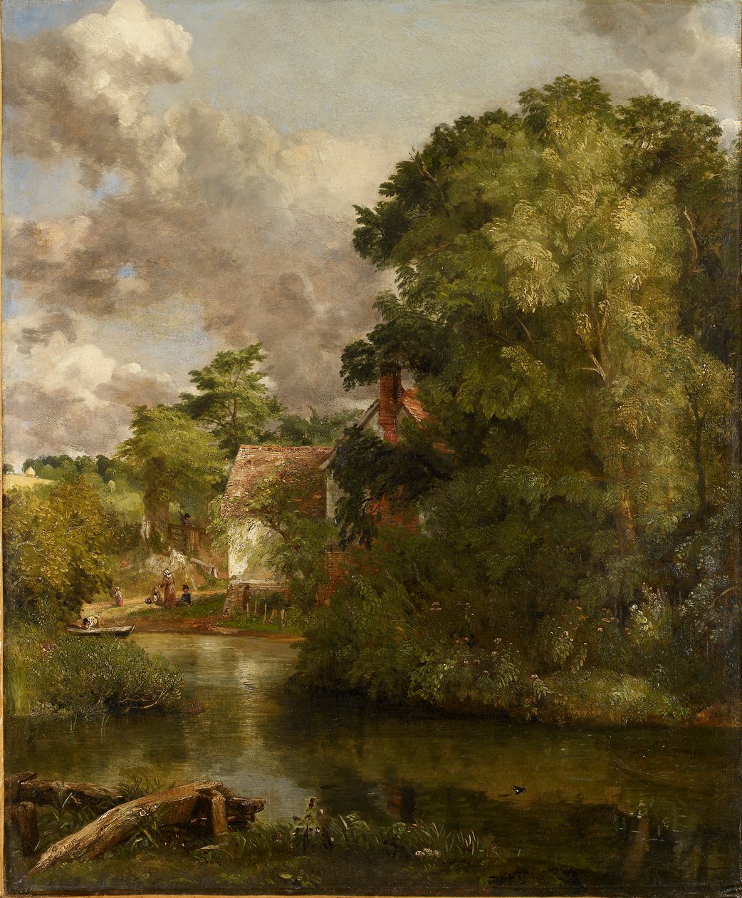 منزل ويلي لوت من مزرعة ستور ذا فالي ، c1816-1818 بواسطة جون كونستابل
