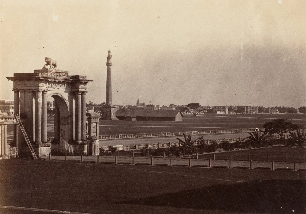 [منظر من Chowringhee من مقر الحكومة ، كلكتا] ، ١٨٥٨-١٦١. بواسطة جون قسطنطين ستانلي