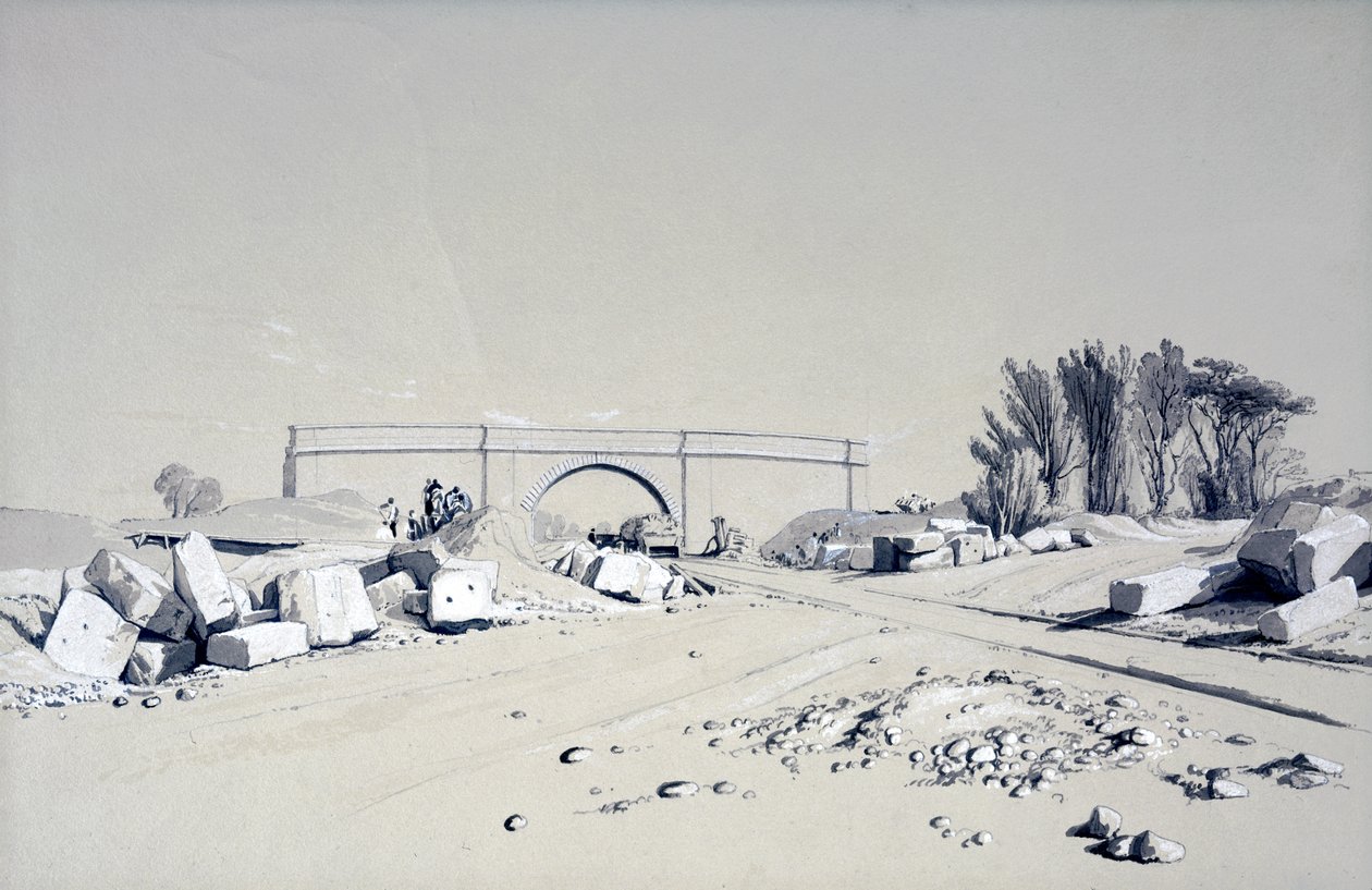 هارو ويلد ، 8 مايو 1837 (قلم وحبر وغسل على ورق) بواسطة جون كوك بورن
