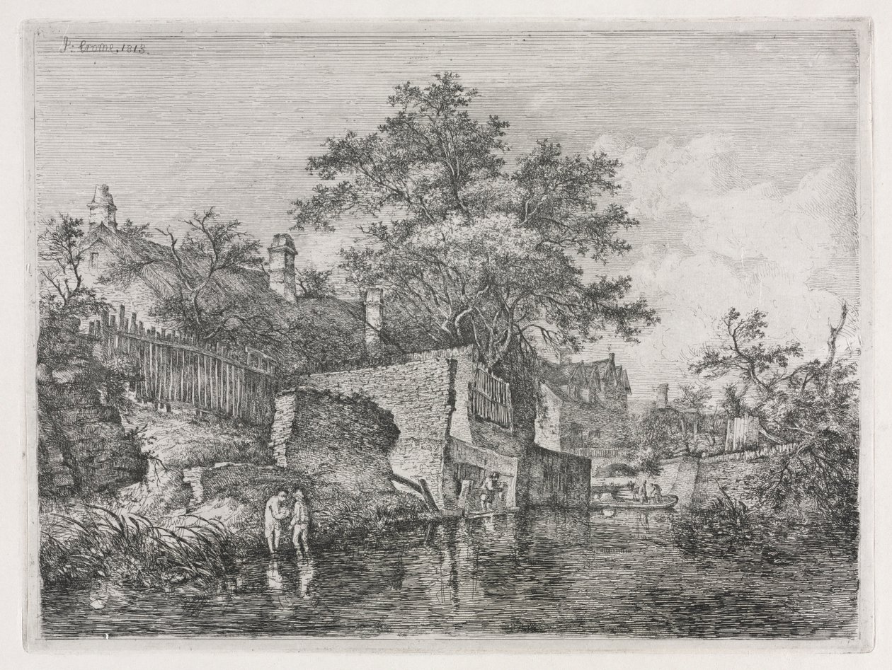 أمام المطاحن الجديدة ، 1813. بواسطة جون كروم