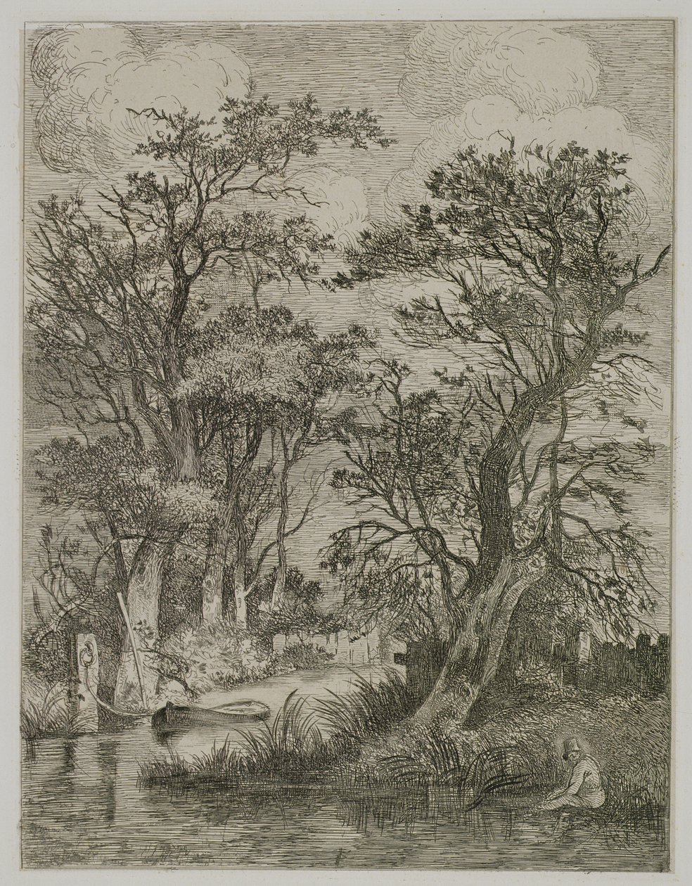 Riverscene ، حانة. بقلم J. & W. Freeman ، 1821 بواسطة جون كروم