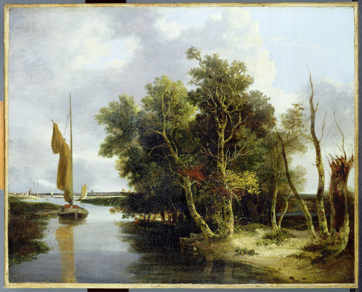 Wherries on the Yare (زيت على قماش) بواسطة جون كروم