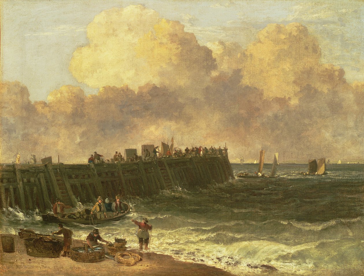 يارموث جيتي ، c.1810 بواسطة جون كروم