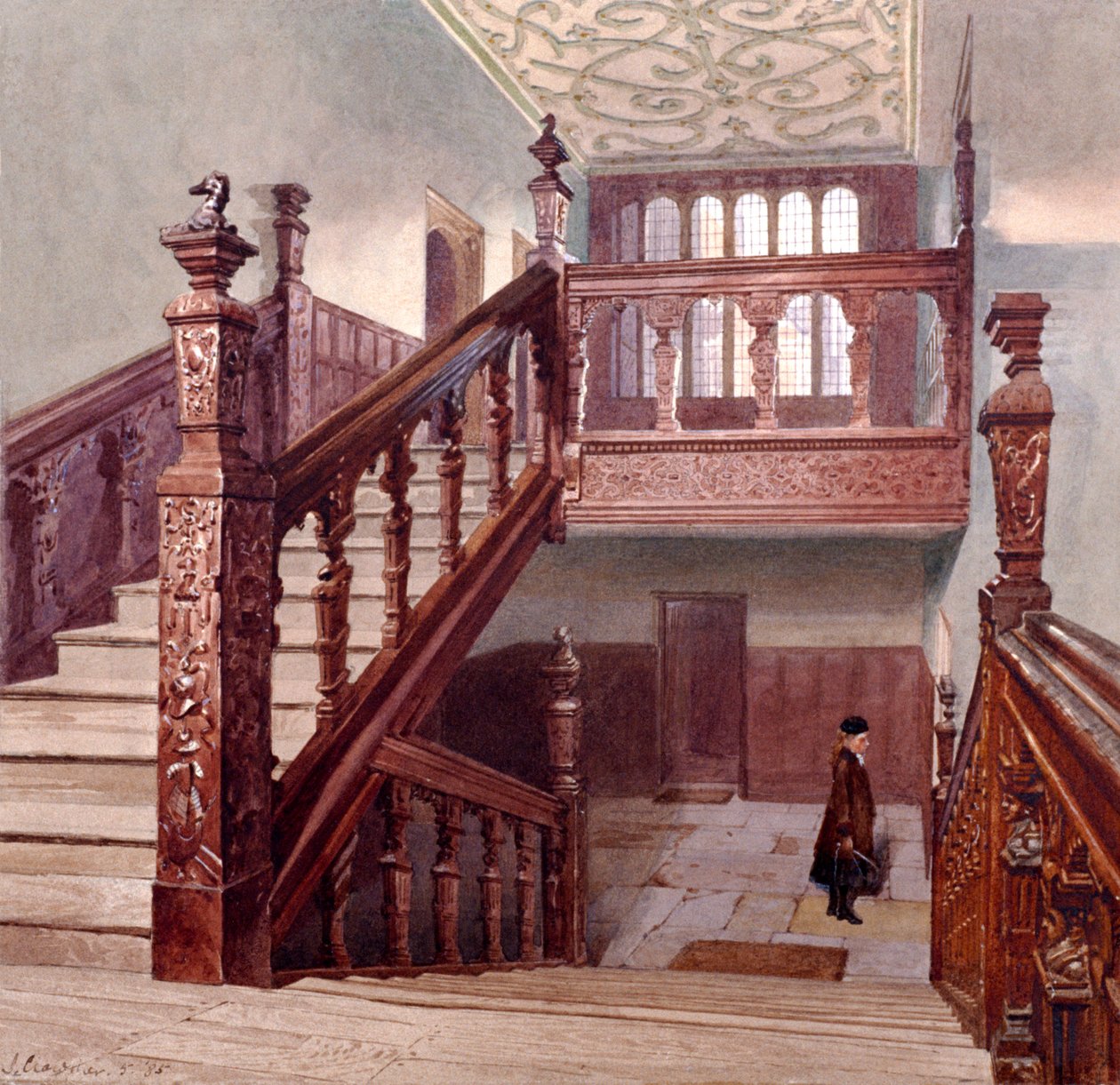 تشارترهاوس ، لندن ، 1885 بواسطة جون كروثر