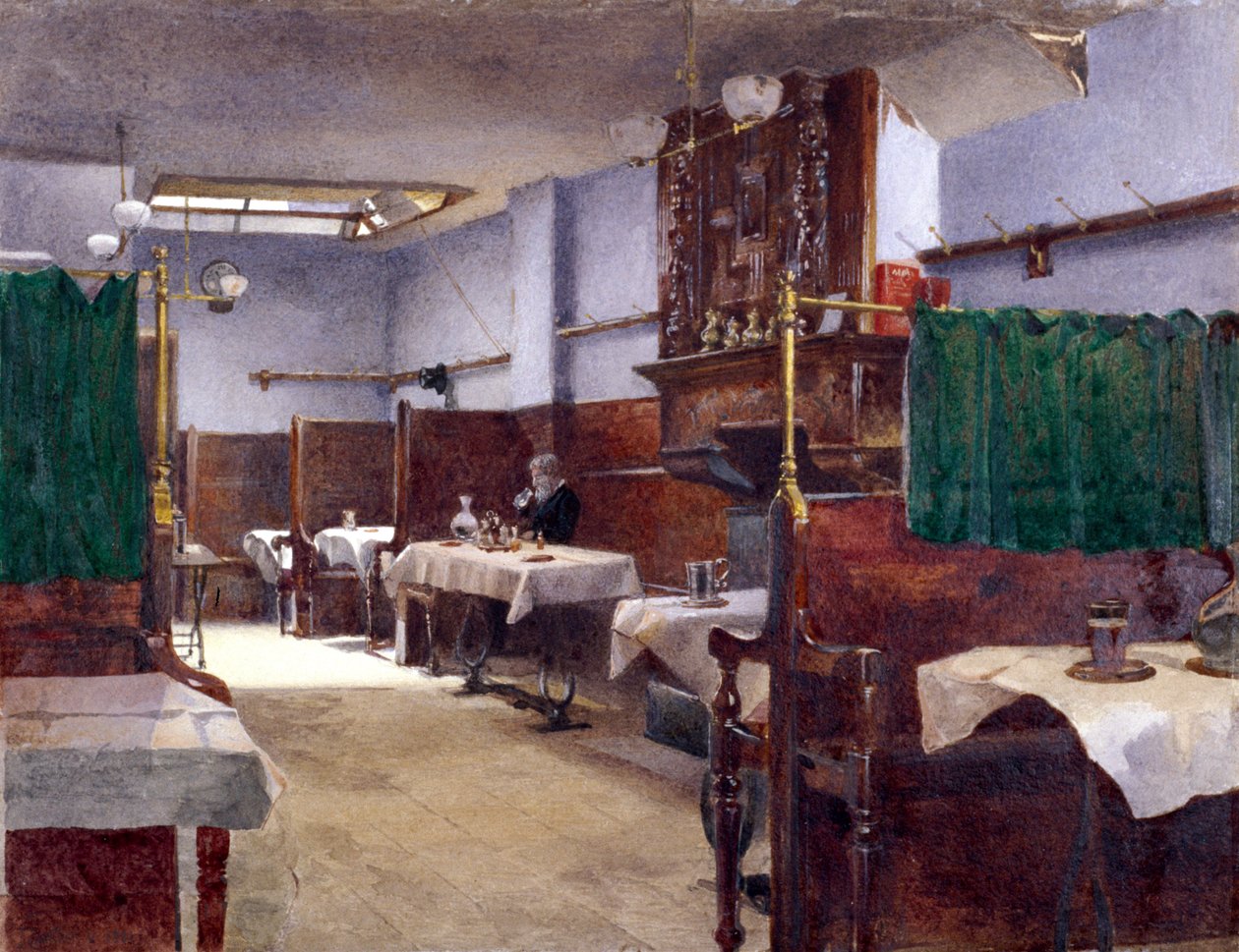 Cock Tavern، Fleet Street، London، 1881 بواسطة جون كروثر