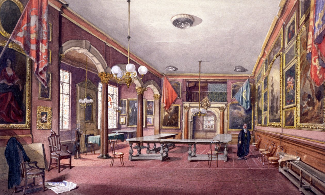داخل قاعة الرسامين ستينرز ، لندن ، 1888 بواسطة جون كروثر
