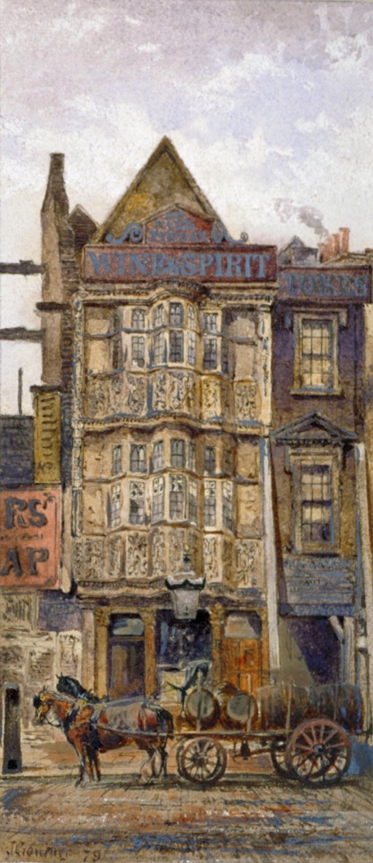 منزل السير بول بيندار ، Bishopsgate ، مدينة لندن ، 1879 بواسطة جون كروثر