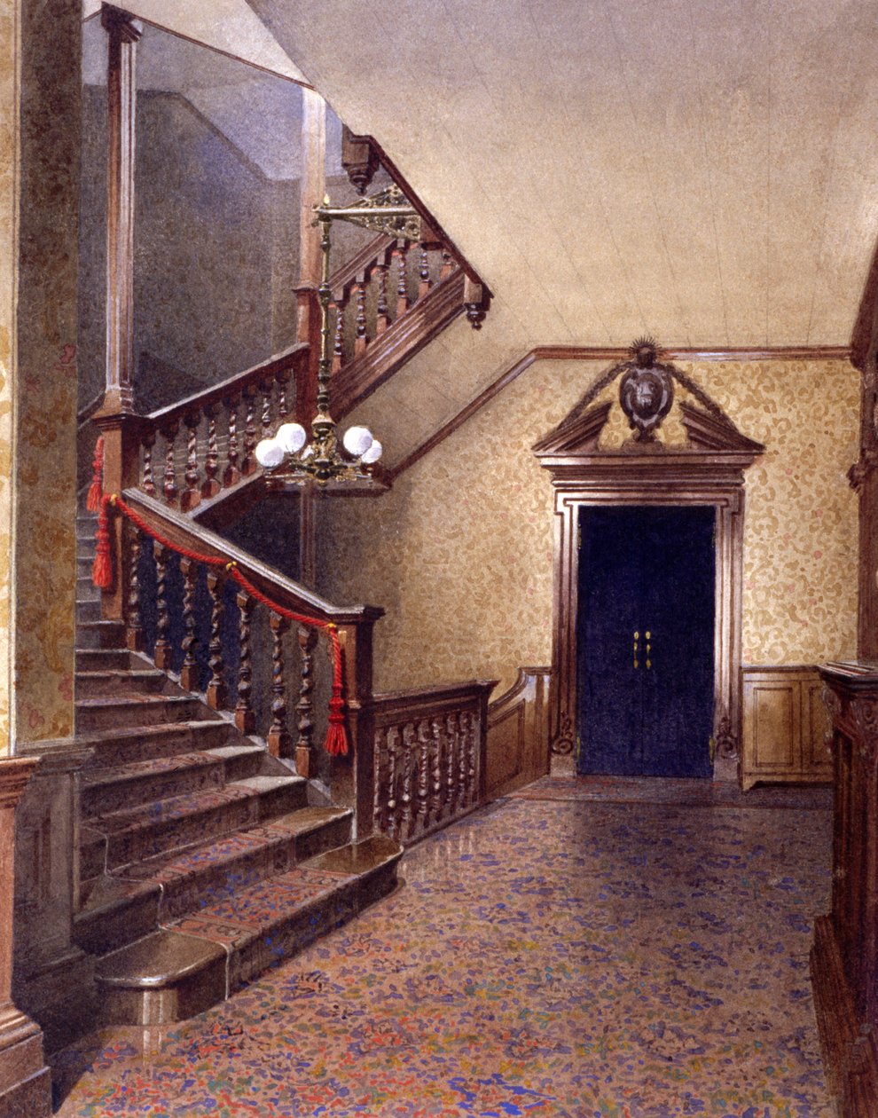 قاعة Tallow Chandlers ، لندن ، c1890 بواسطة جون كروثر