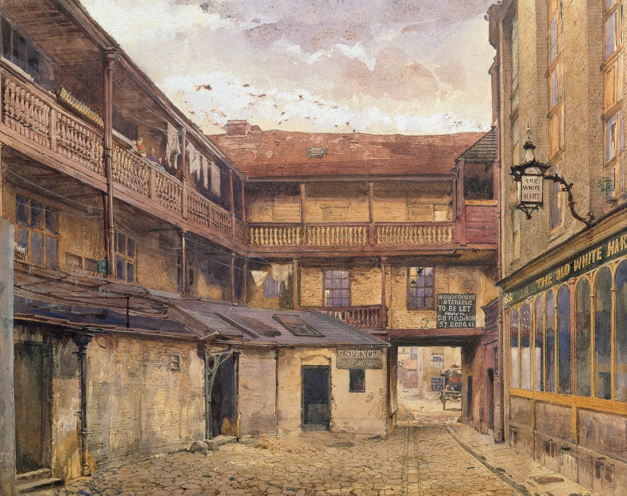 وايت هارت إن ، ساوثوارك ، 1879 بواسطة جون كروثر