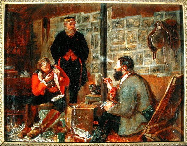 دراسة من أجل وصول ترحيبي ، حوالي 1855-1856 (زيت على قماش) بواسطة جون دالبياك لوارد
