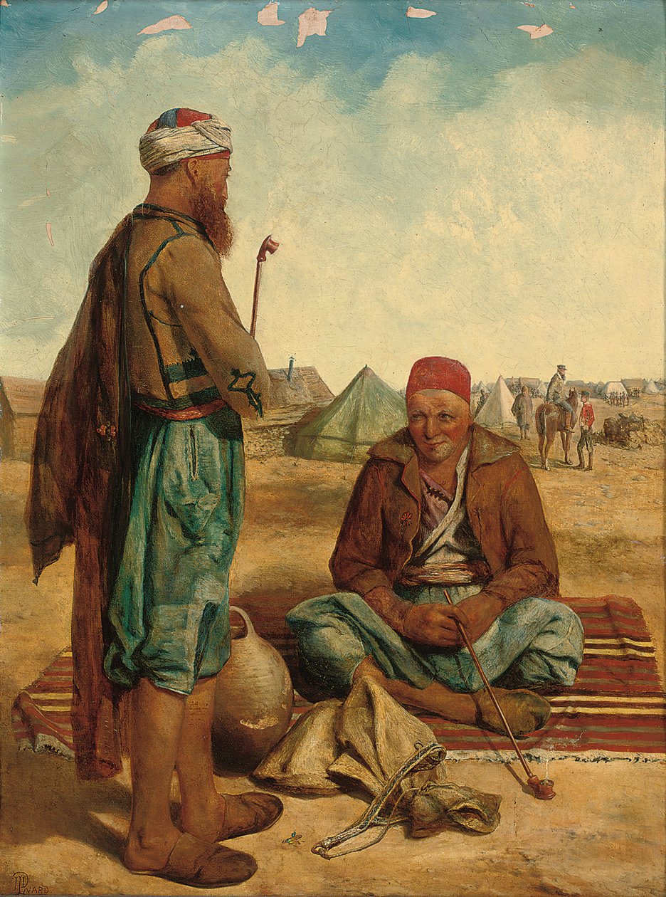 المدخنون ، 1856 بواسطة جون دالبياك لوارد
