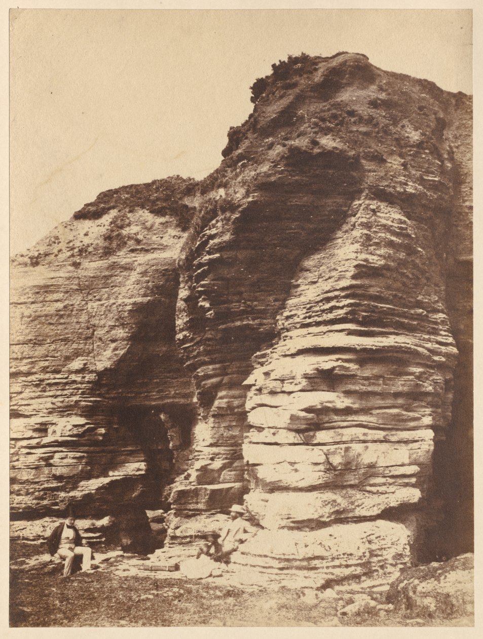 الصخور في Livermead بالقرب من Torquay England ، c. 1852. بواسطة جون ديلوين ليويلين