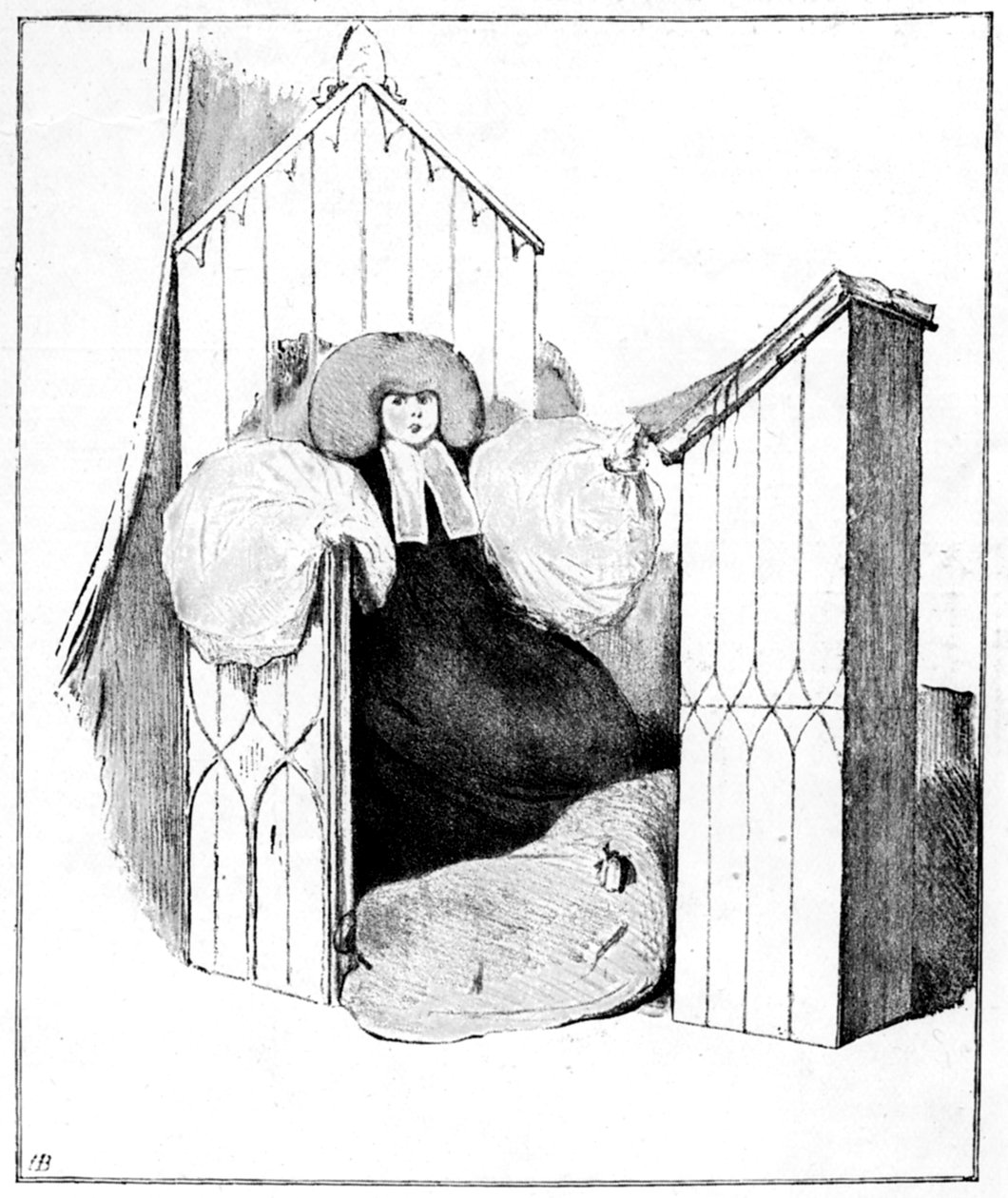 رسم كاريكاتوري مبكر للأميرة فيكتوريا ، 1831 ، 1901 بواسطة جون دويل