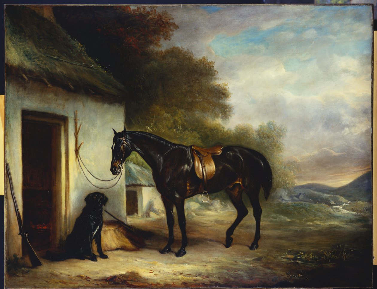 الصياد المفضل للسيد ستيوارت ، فاجابوند "و مسترده المسطح ، نيل ، بواسطة باب كوخ ، 1867 بواسطة جون إي فرنلي