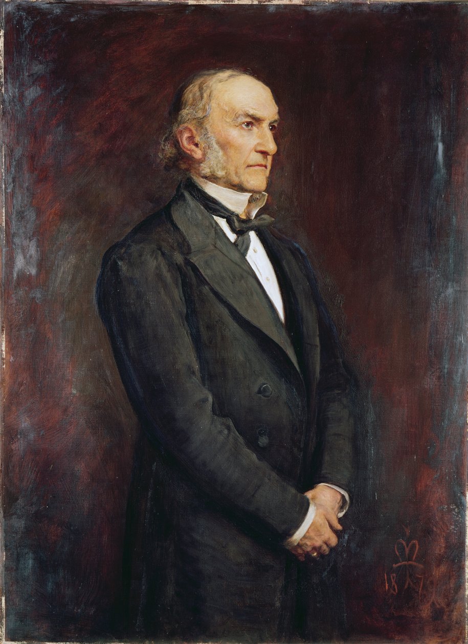 صورة ويليام إيوارت جالدستون (1809-1898) 1879 بواسطة جون ايفرت ميليس