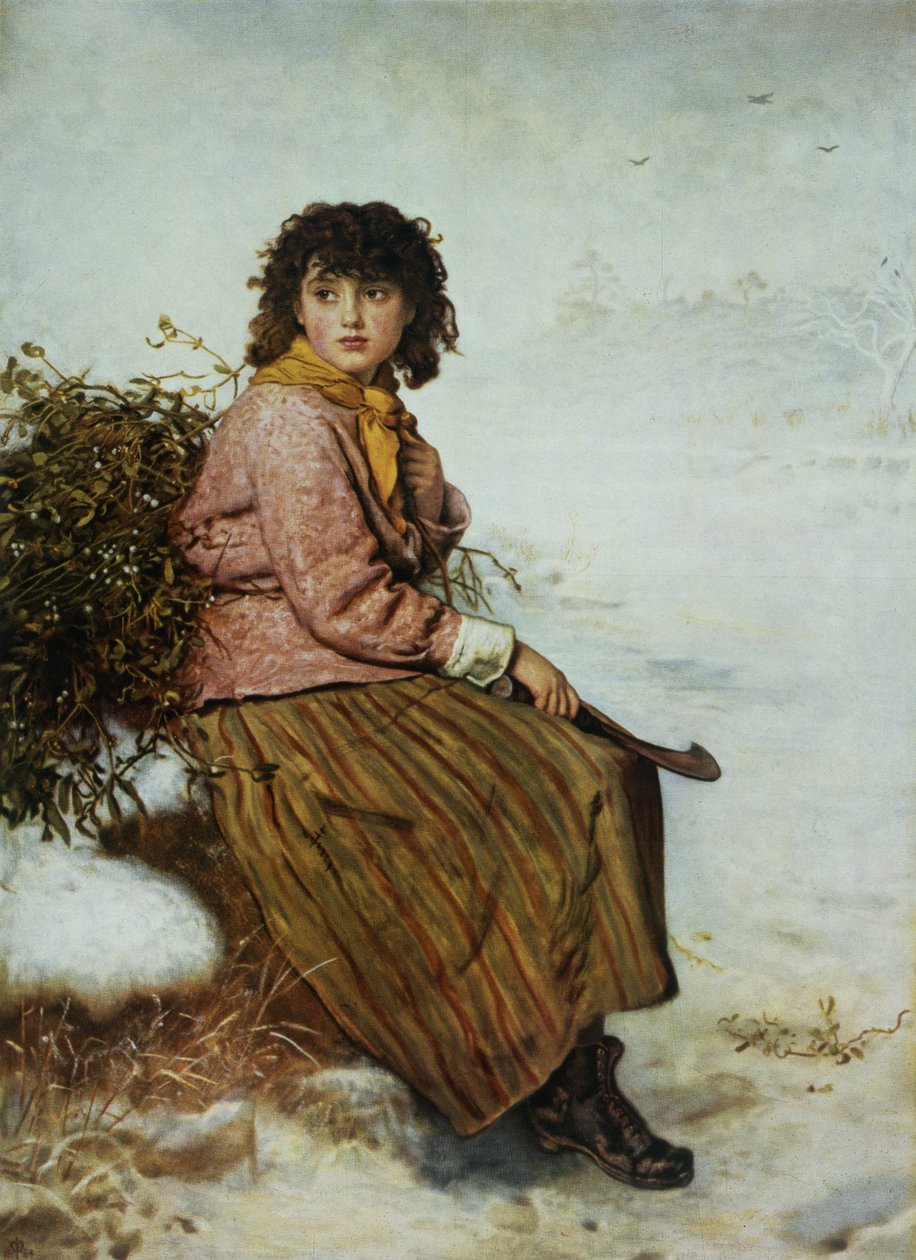 The Mistletoe Gatherer ، 1894 بواسطة جون ايفرت ميليس