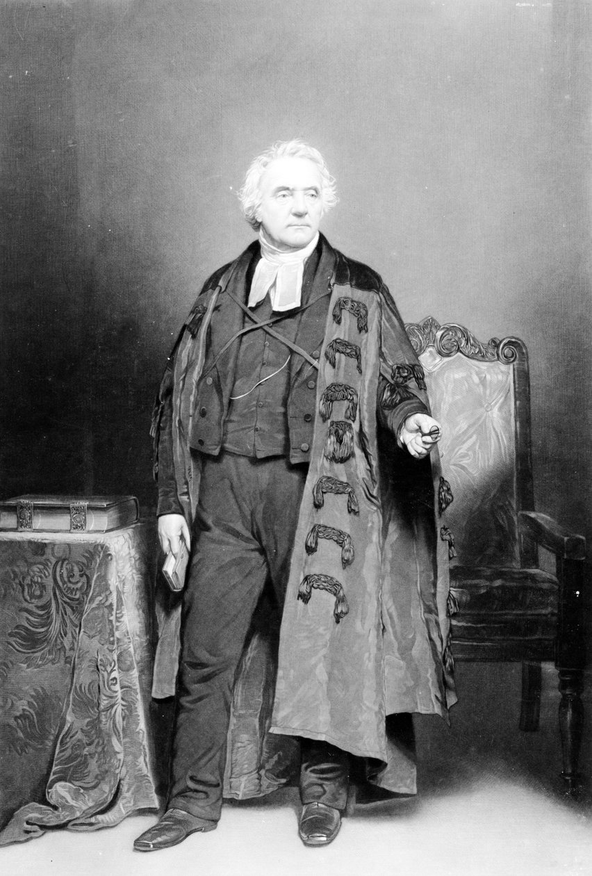 توماس تشالمرز ، منقوش بواسطة جيمس فايد ، 1849 (الميزوتنت) بواسطة جون فايد