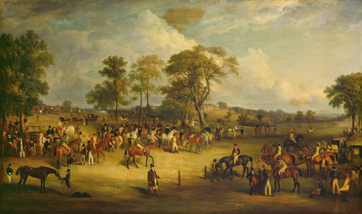 سباقات هيتون بارك ، 1829. بواسطة جون فرنلي
